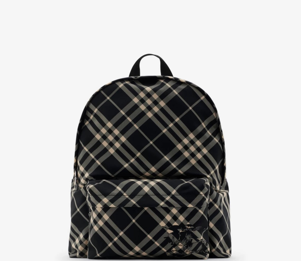 BURBERRY Small Check Backpack