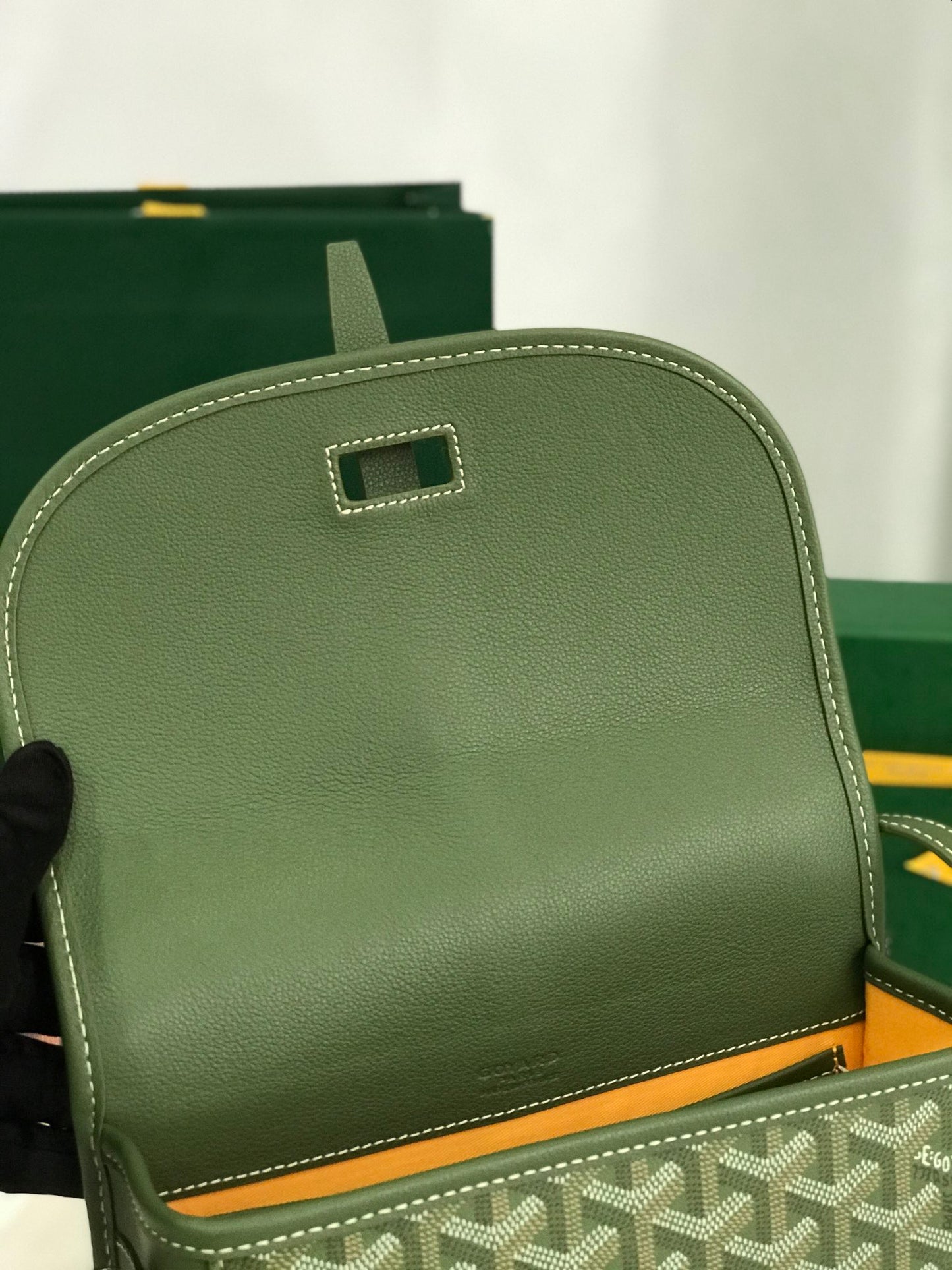 GOYARD Belvedere PM  Khaki Bag