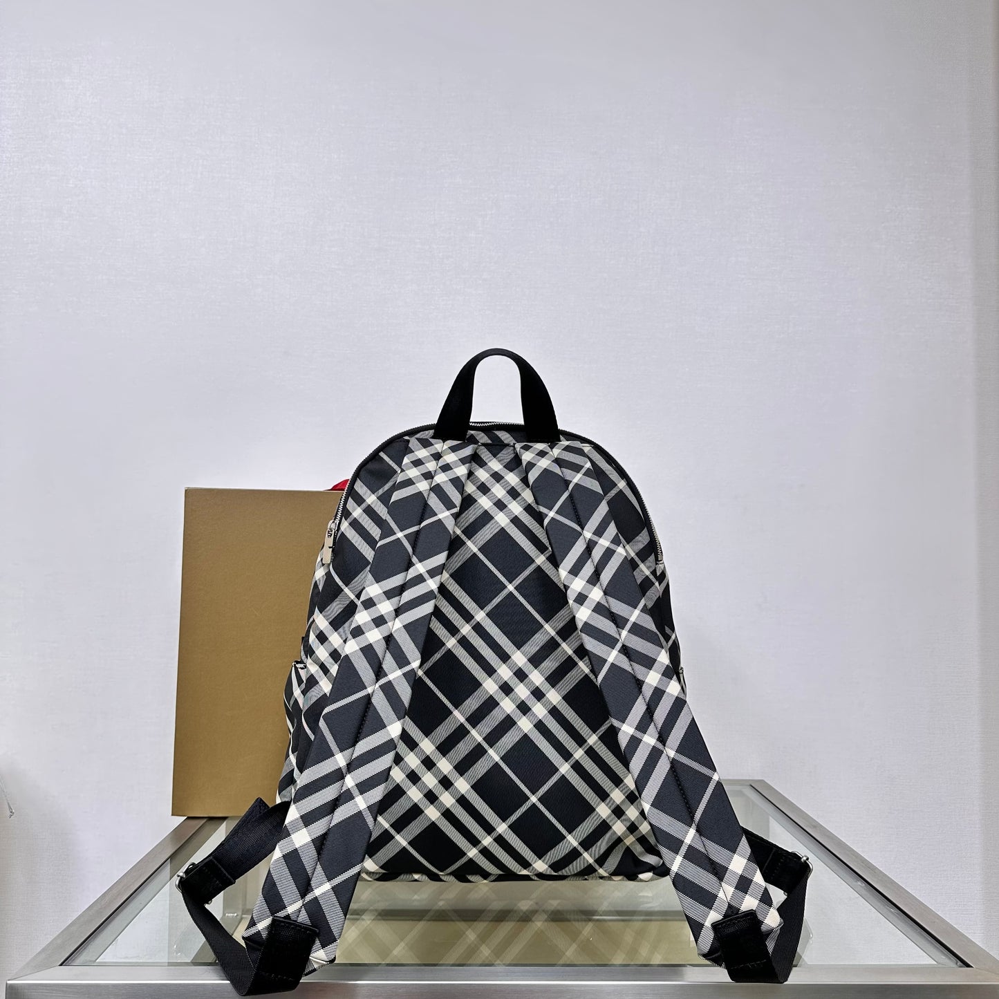 BURBERRY Small Check Backpack