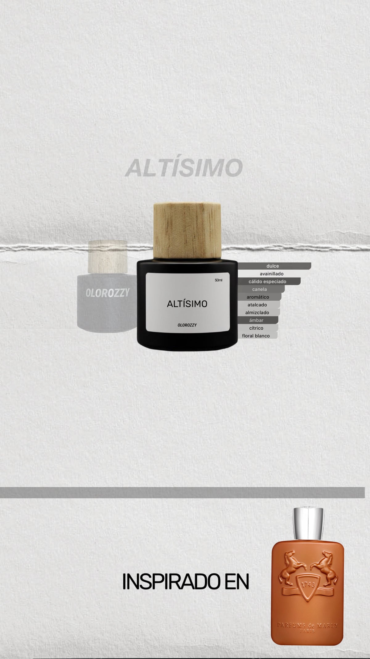 ALTÍSIMO Parfum - Olor similar a Althaïr Parfums de Marly