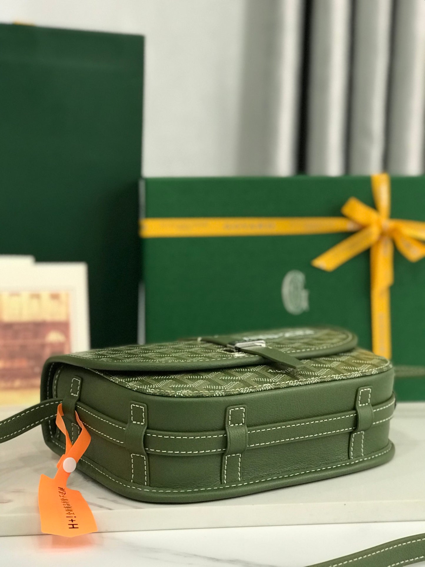 GOYARD Belvedere PM  Khaki Bag
