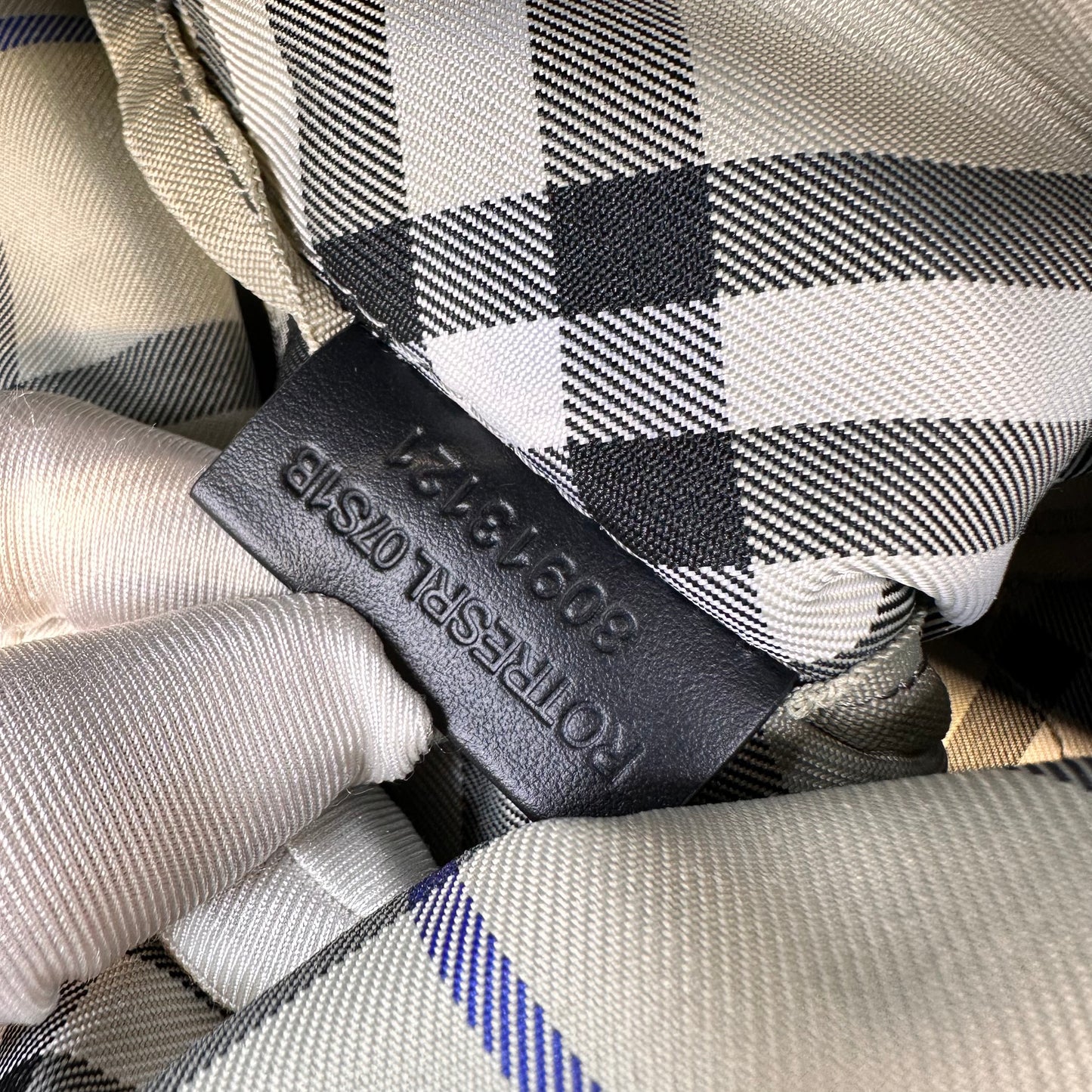 BURBERRY Small Check Backpack